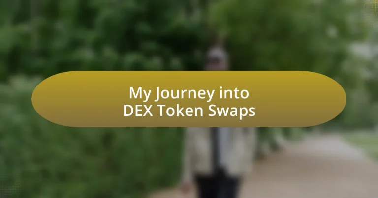 My Journey into DEX Token Swaps