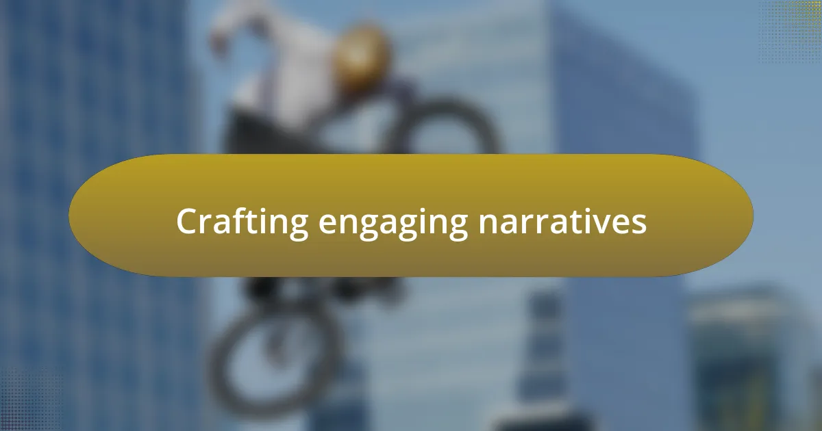 Crafting engaging narratives